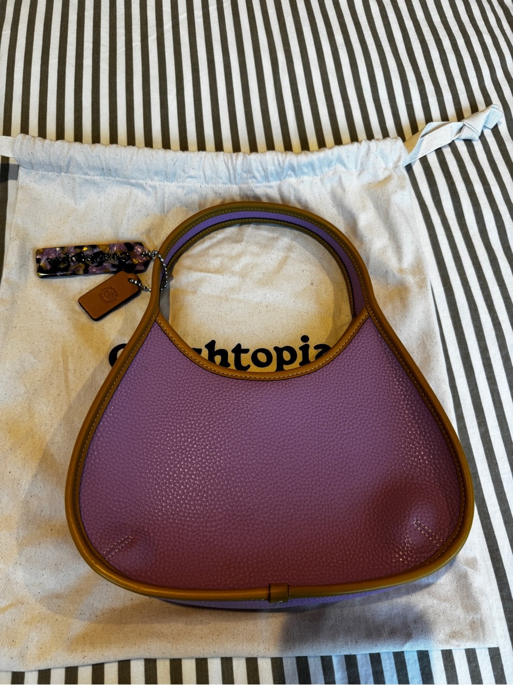 Coachtopia ergo bag violet orchid/flax